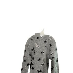 H&M Kids  Grey Ghosts Hoodie Pullover Size 5T/6